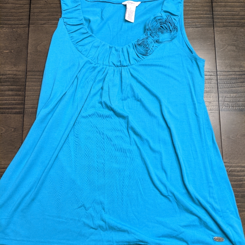 Blue tank top